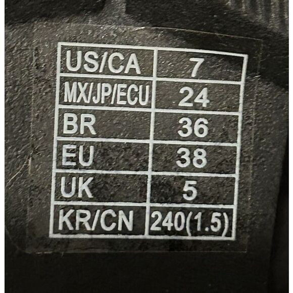 Forever 21 Platform Combat Boots Lace Up White Faux Leather Chunky Women 7 - Picture 6 of 7